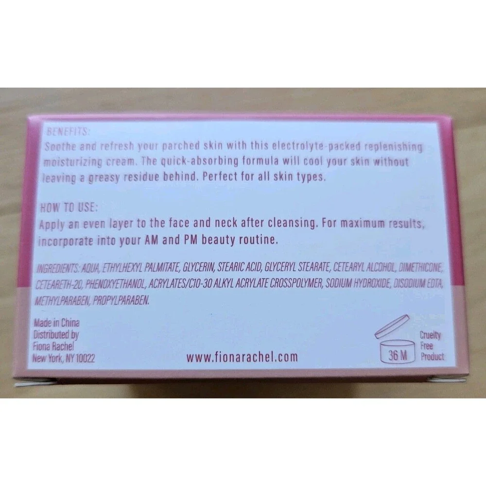 Fiona‎ Rachel maximim hydrator replenishing moisturizing cream 1.7 Oz New In Box